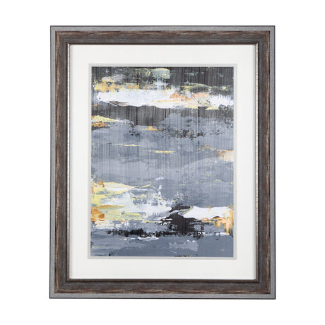 Silver and gold Inspiration III by Mercana Studio a Hand Embellished Textured Framed Art Print from Mercana - Luna Furniture