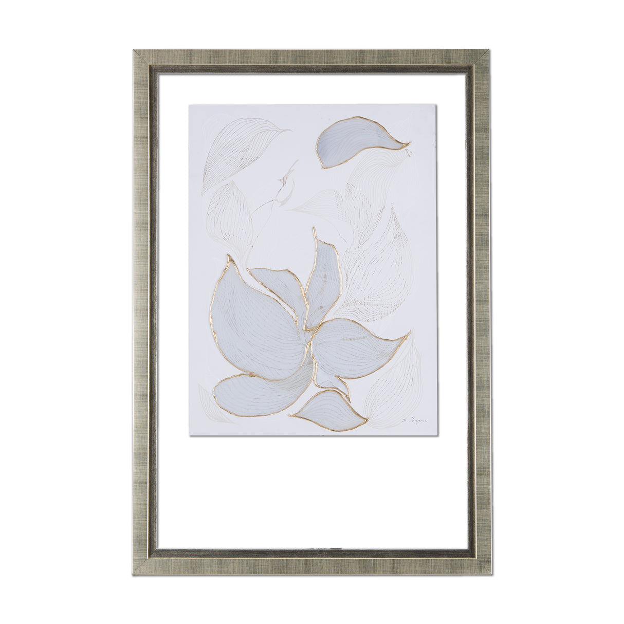 Interplay II by Mercana Studio a Hand Embellished Textured Framed Art Print Matted under Glass from Mercana - Luna Furniture