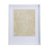 Thread Yellow I by Mercana Studio a Hand Embellished Textured Framed Art Print Matted under Glass from Mercana - Luna Furniture