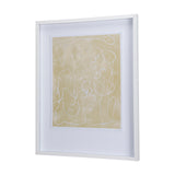 Thread Yellow I by Mercana Studio a Hand Embellished Textured Framed Art Print Matted under Glass from Mercana - Luna Furniture