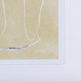 Thread Yellow I by Mercana Studio a Hand Embellished Textured Framed Art Print Matted under Glass from Mercana - Luna Furniture