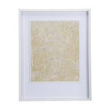 Thread Yellow II by Mercana Studio a Hand Embellished Textured Framed Art Print Matted under Glass from Mercana - Luna Furniture