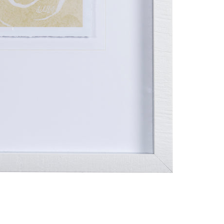 Thread Yellow II by Mercana Studio a Hand Embellished Textured Framed Art Print Matted under Glass from Mercana - Luna Furniture