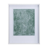 Thread Green I by Mercana Studio a Hand Embellished Textured Framed Art Print Matted under Glass from Mercana - Luna Furniture