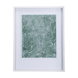 Thread Green II by Mercana Studio a Hand Embellished Textured Framed Art Print Matted under Glass from Mercana - Luna Furniture