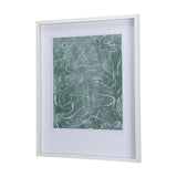 Thread Green II by Mercana Studio a Hand Embellished Textured Framed Art Print Matted under Glass from Mercana - Luna Furniture