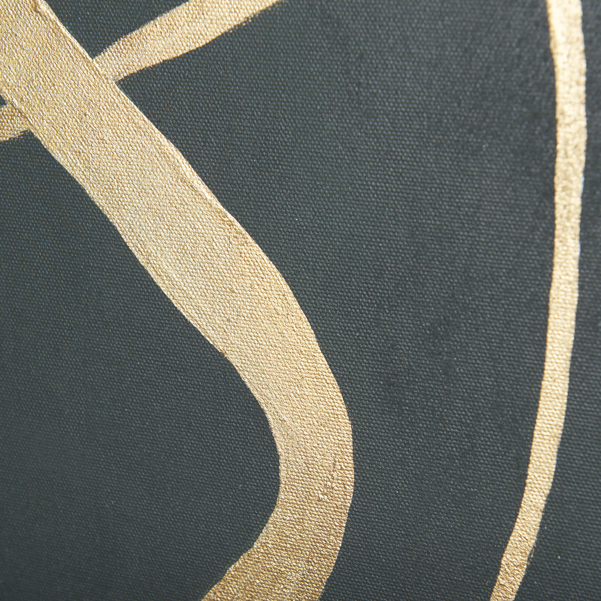 Free Lines Dark Green by Mercana Studio a Hand Embellished Textured Canvas from Mercana - Luna Furniture