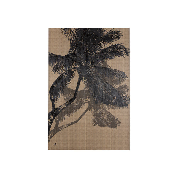Palm Shadow II by Mercana Studio a Hand Embellished Textured Canvas