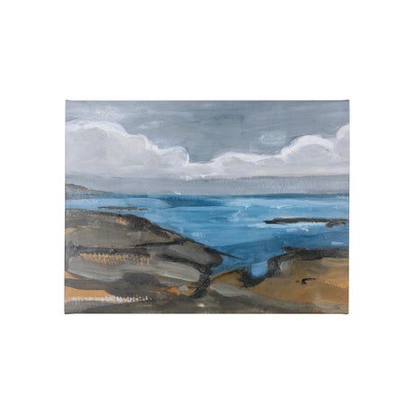 Grey Sky I by Mercana Studio a Hand Embellished Textured Canvas from Mercana - Luna Furniture