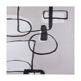 Neutral Shapes II by Mercana Studio a Hand Embellished Textured Canvas from Mercana - Luna Furniture