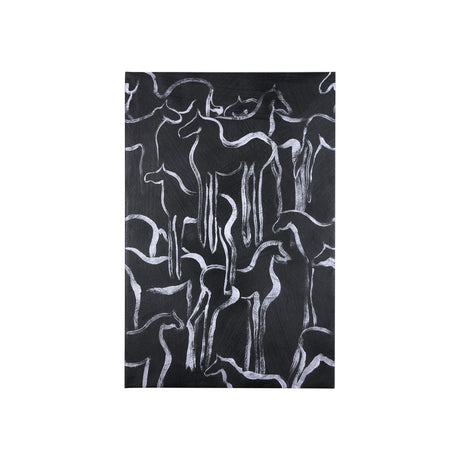 Horse Herd II by Mercana Studio a Hand Embellished Textured Canvas from Mercana - Luna Furniture
