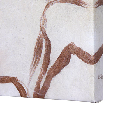 Horse Herd III by Mercana Studio a Hand Embellished Textured Canvas from Mercana - Luna Furniture