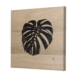 Tropical Leaf I by Mercana Studio a Hand Embellished Textured Canvas from Mercana - Luna Furniture