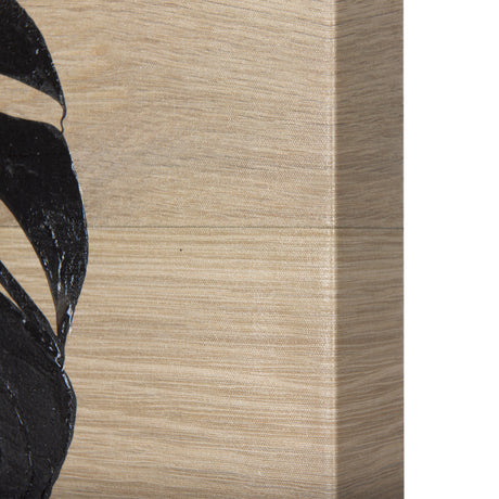 Tropical Leaf I by Mercana Studio a Hand Embellished Textured Canvas from Mercana - Luna Furniture