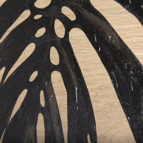 Tropical Leaf I by Mercana Studio a Hand Embellished Textured Canvas from Mercana - Luna Furniture