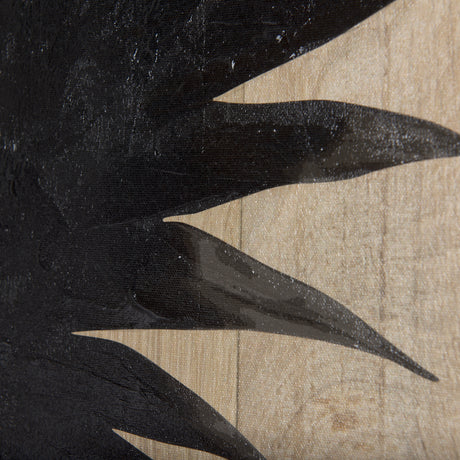 Tropical Leaf II by Mercana Studio a Hand Embellished Textured Canvas from Mercana - Luna Furniture