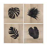 Tropical Leaf II by Mercana Studio a Hand Embellished Textured Canvas from Mercana - Luna Furniture