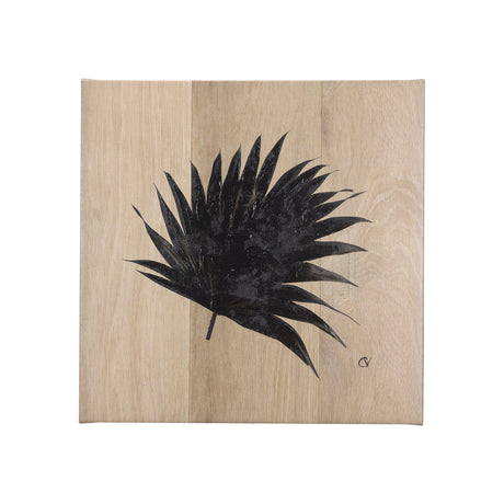 Tropical Leaf II by Mercana Studio a Hand Embellished Textured Canvas from Mercana - Luna Furniture