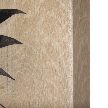 Tropical Leaf II by Mercana Studio a Hand Embellished Textured Canvas from Mercana - Luna Furniture