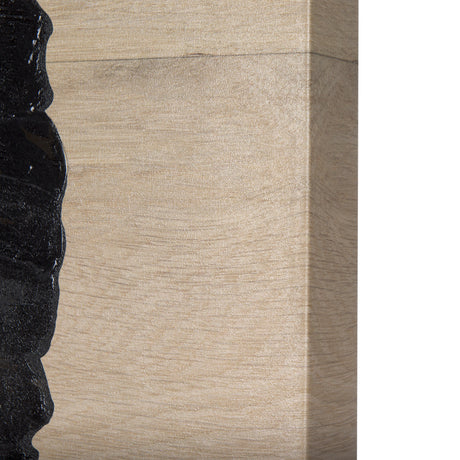 Tropical Leaf III by Mercana Studio a Hand Embellished Textured Canvas from Mercana - Luna Furniture