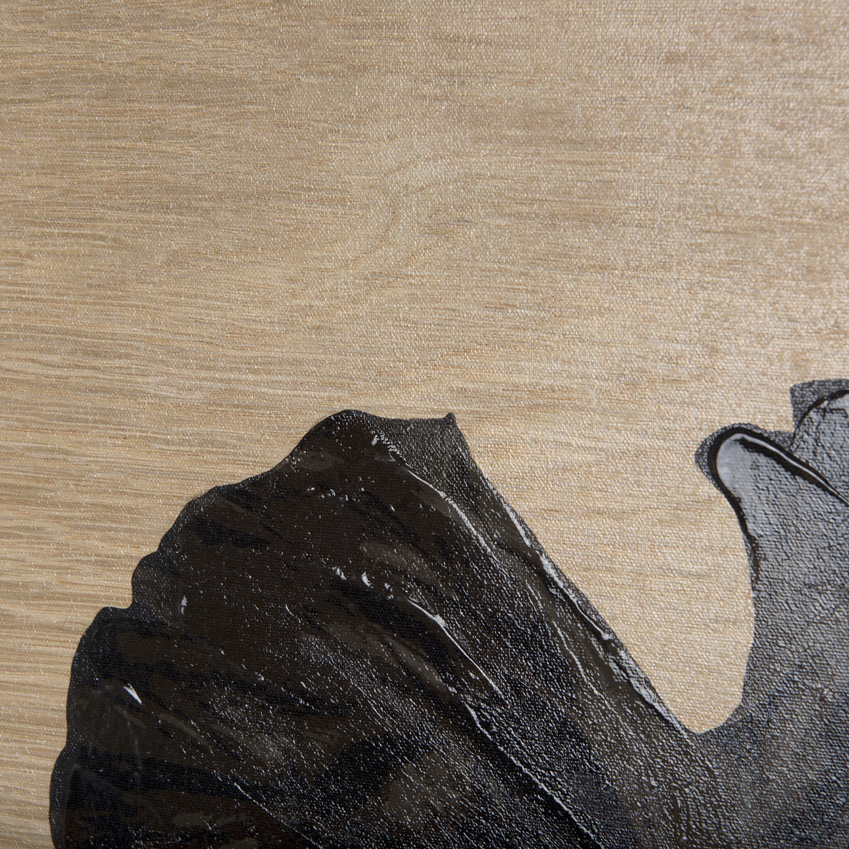 Tropical Leaf III by Mercana Studio a Hand Embellished Textured Canvas from Mercana - Luna Furniture