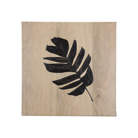 Tropical Leaf IV by Mercana Studio a Hand Embellished Textured Canvas from Mercana - Luna Furniture