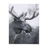Animal Portrait I by Mercana Studio a Hand Embellished Textured Canvas from Mercana - Luna Furniture
