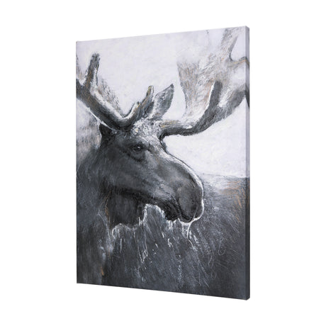 Animal Portrait I by Mercana Studio a Hand Embellished Textured Canvas from Mercana - Luna Furniture