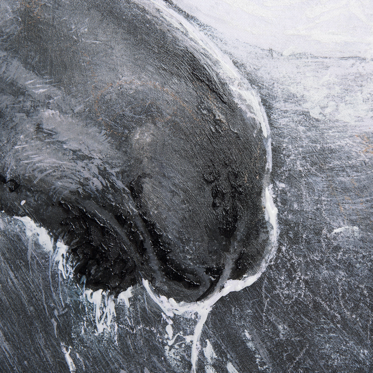 Animal Portrait I by Mercana Studio a Hand Embellished Textured Canvas from Mercana - Luna Furniture