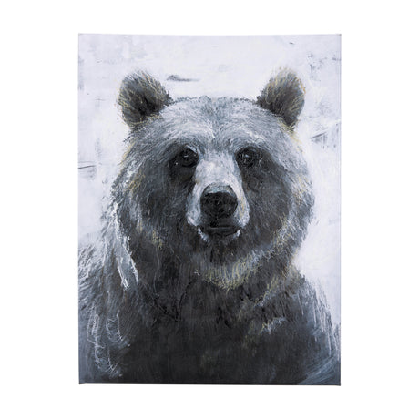 Animal Portrait III by Mercana Studio a Hand Embellished Textured Canvas from Mercana - Luna Furniture
