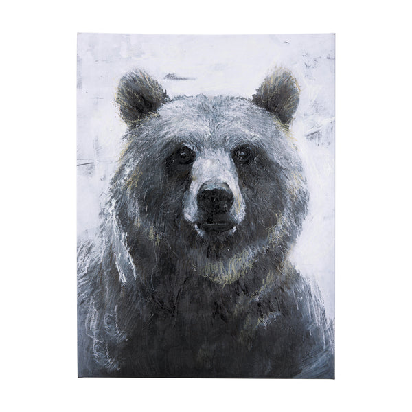 Animal Portrait III by Mercana Studio a Hand Embellished Textured Canvas