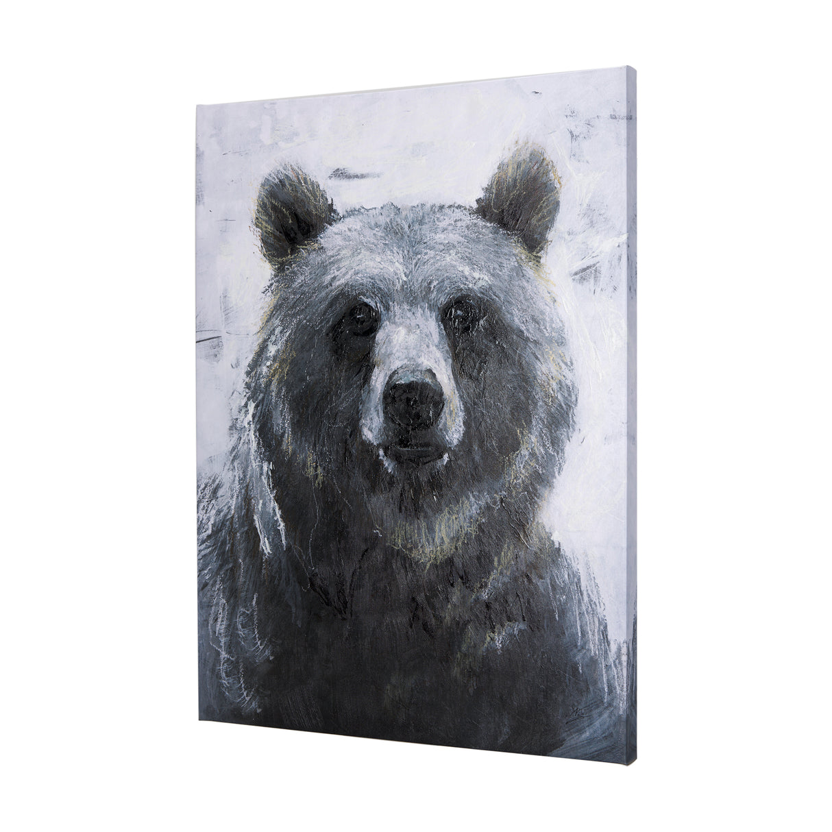 Animal Portrait III by Mercana Studio a Hand Embellished Textured Canvas from Mercana - Luna Furniture