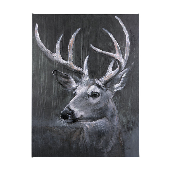 Animal Portrait IV by Mercana Studio a Hand Embellished Textured Canvas