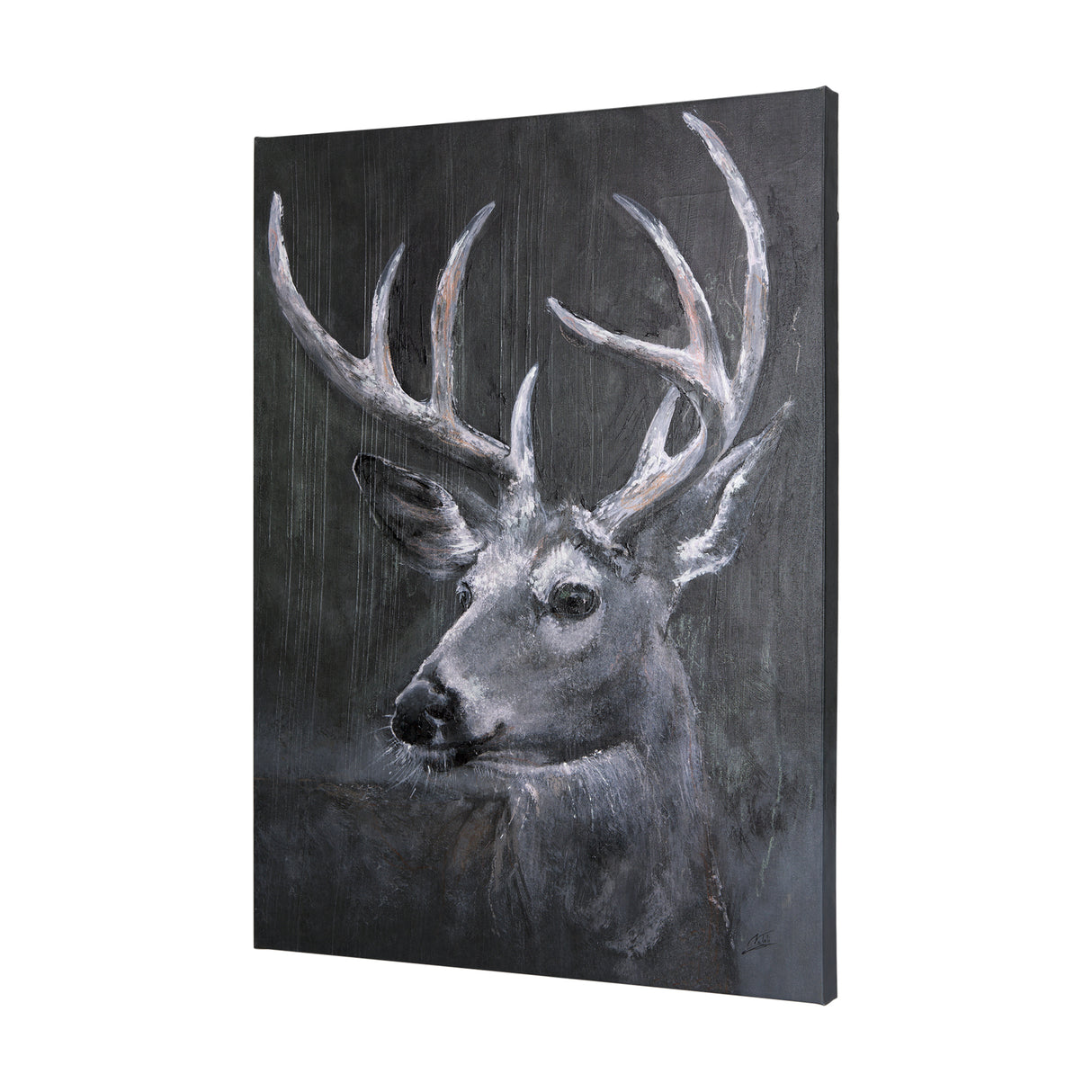 Animal Portrait IV by Mercana Studio a Hand Embellished Textured Canvas from Mercana - Luna Furniture