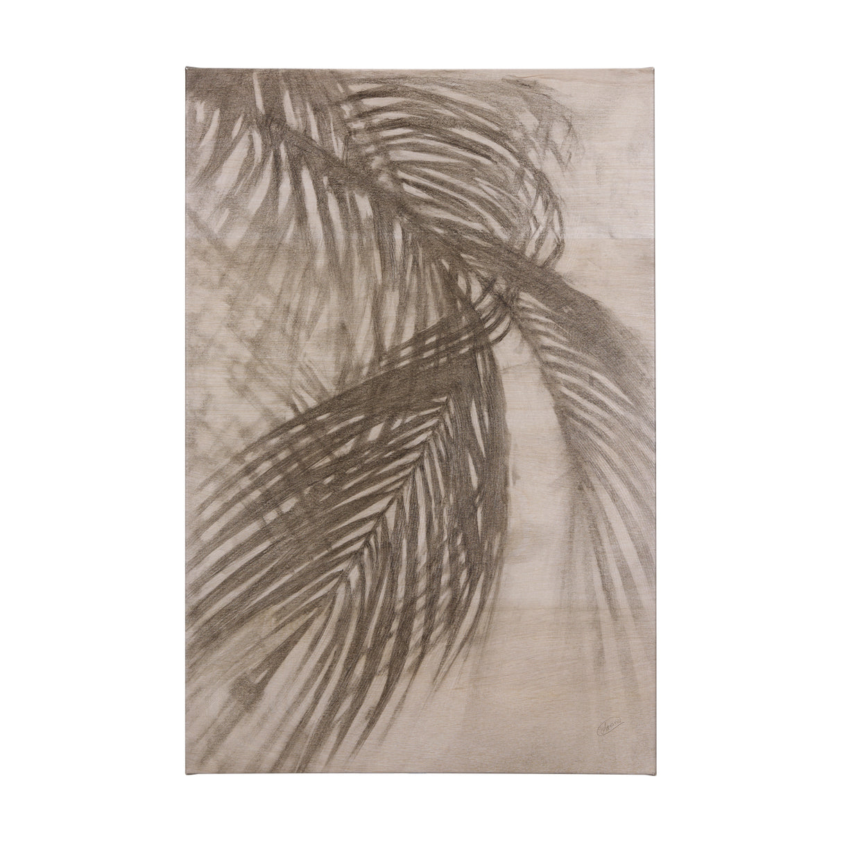 Shadows on wood I by Mercana Studio a Hand Embellished Textured Canvas from Mercana - Luna Furniture
