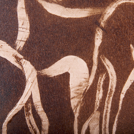 Horse Herd IV by Mercana Studio a Hand Embellished Textured Framed Art Print from Mercana - Luna Furniture