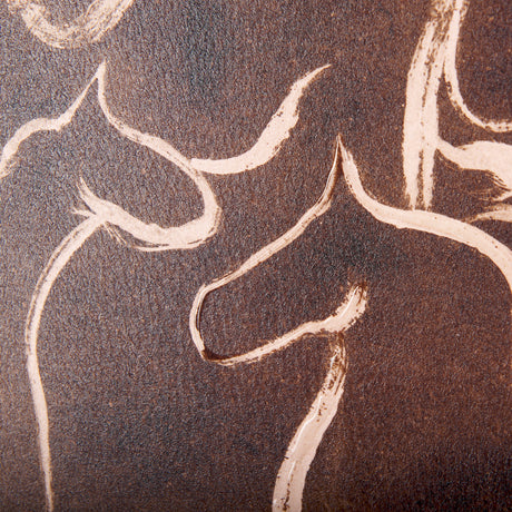 Horse Herd IV by Mercana Studio a Hand Embellished Textured Framed Art Print from Mercana - Luna Furniture
