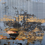 Silver and gold Inspiration II by Mercana Studio a Hand Embellished Textured Framed Art Print from Mercana - Luna Furniture