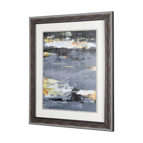 Silver and gold Inspiration III by Mercana Studio a Hand Embellished Textured Framed Art Print from Mercana - Luna Furniture