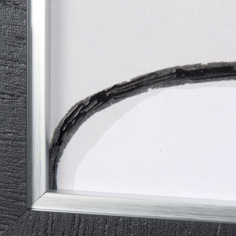 Neutral Shapes I by Mercana Studio a Hand Embellished Textured Framed Art Print Matted under Glass from Mercana - Luna Furniture