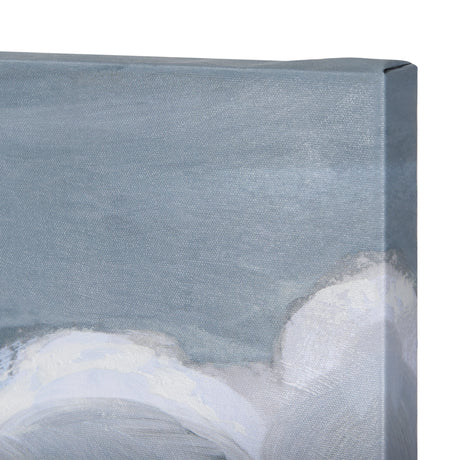 Grey Sky I by Mercana Studio a Hand Embellished Textured Canvas from Mercana - Luna Furniture