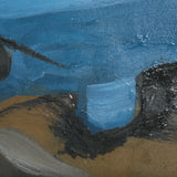 Grey Sky I by Mercana Studio a Hand Embellished Textured Canvas from Mercana - Luna Furniture