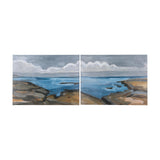 Grey Sky II by Mercana Studio a Hand Embellished Textured Canvas from Mercana - Luna Furniture