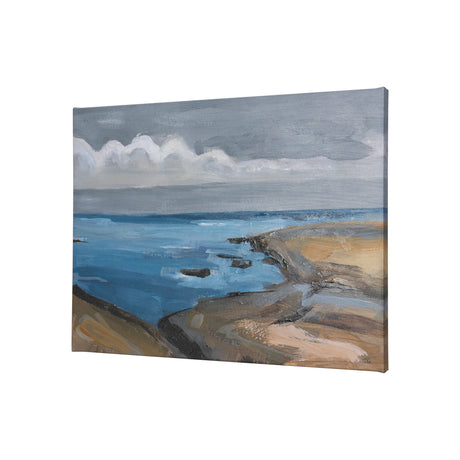 Grey Sky II by Mercana Studio a Hand Embellished Textured Canvas from Mercana - Luna Furniture