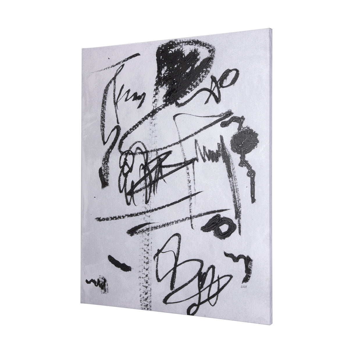 Doodle II by Mercana Studio a Hand Embellished Textured Canvas from Mercana - Luna Furniture