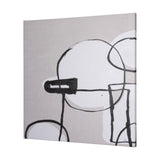 Neutral Shapes I by Mercana Studio a Hand Embellished Textured Canvas from Mercana - Luna Furniture