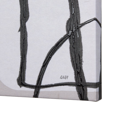 Neutral Shapes I by Mercana Studio a Hand Embellished Textured Canvas from Mercana - Luna Furniture