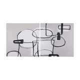 Neutral Shapes I by Mercana Studio a Hand Embellished Textured Canvas from Mercana - Luna Furniture