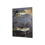 Silver and gold inspiration I by Mercana Studio a Hand Embellished Textured Canvas from Mercana - Luna Furniture