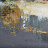 Silver and gold inspiration I by Mercana Studio a Hand Embellished Textured Canvas from Mercana - Luna Furniture